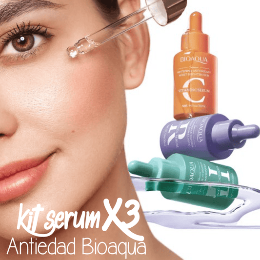 KIT SERUM X3 ANTIEDAD BIOAQUA