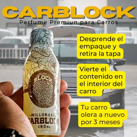 Carblock - Perfume de lujo para tu vehiculo